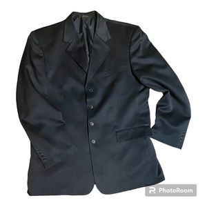 Vanetti navy blue blazer - 42R - very handsome - looks NEW - EUC - nice weight!!